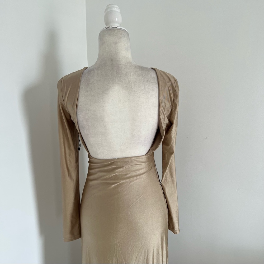 LIONESS AMORE WIDE SLIT LONG DRESS - Picture 5 of 7